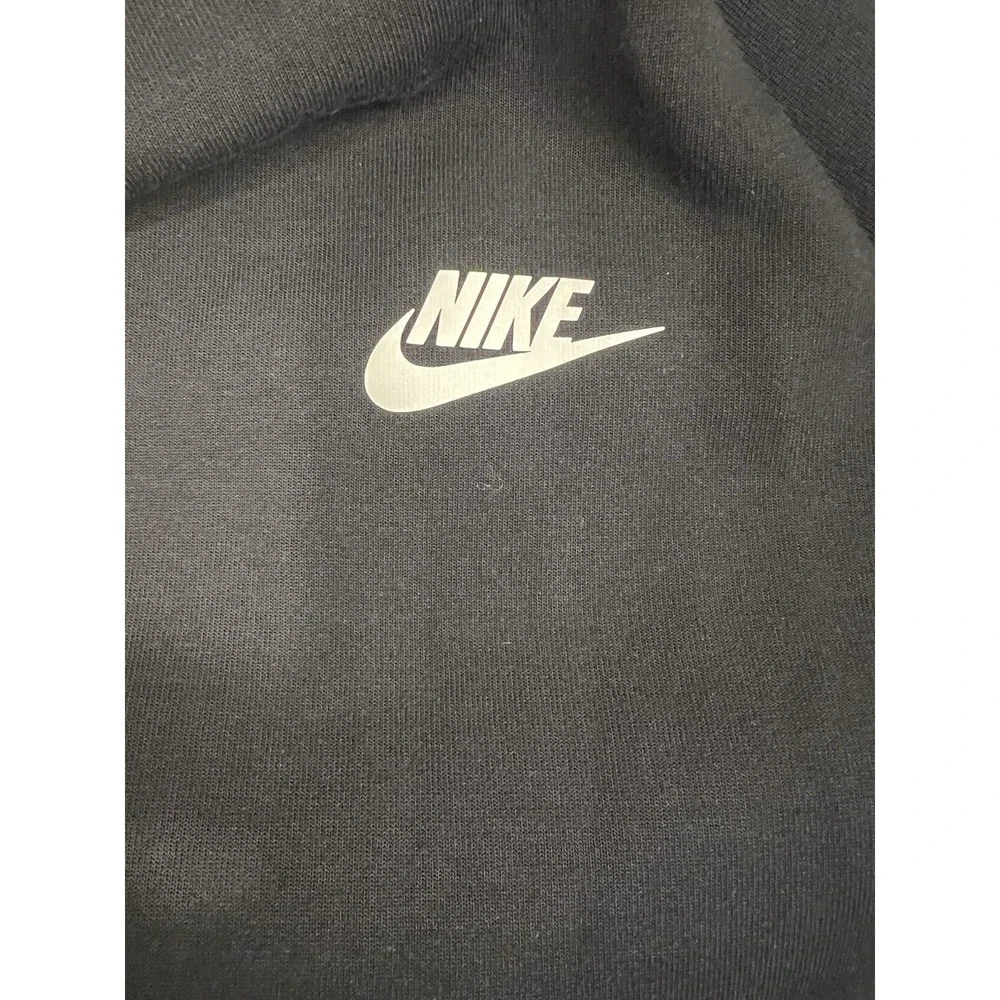 Women's Nike Crop Top‎ Scuba Hoodie Size Small Black